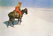 Frederick Remington The Scout : Friends or Enemies Norge oil painting reproduction